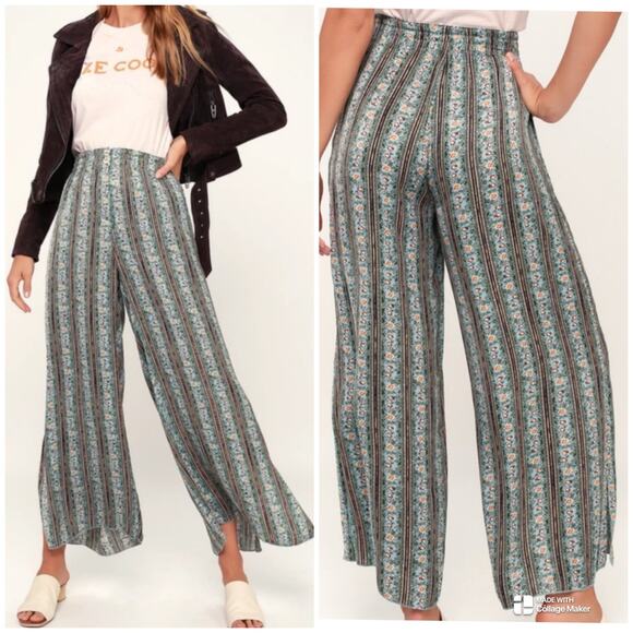 Intimately Free People Take Your Tie Off Pants Size Medium Bobo Hippie Festival - Picture 5 of 16